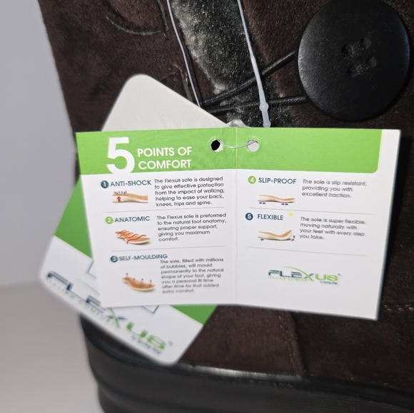 Flexus Istra brown 8 1/2 NWT - Picture 9 of 9